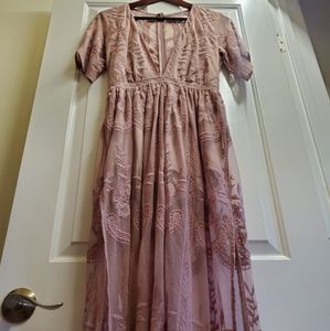 Beautiful lace romper dress